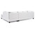 Reversible Faux Leather 4-Seater Sectional Sofa with Throw Pillows - 111" - White - IMAGE 4