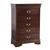 Wooden 5-Drawer Bedroom Chest - 48" - Dark Brown - IMAGE 2