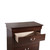 Wooden 5-Drawer Bedroom Chest - 48" - Dark Brown - IMAGE 3