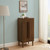 Solid Jewelry Armoire on Tapered Legs - 38" - Brown - IMAGE 1
