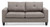 Square Arm Twill Tufted Straight Sofa - 71" - Gray - IMAGE 1