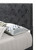 Tufted Faux Jewel Velvet Upholstered Full Panel Bed - 77" - Black - IMAGE 4