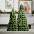 Cone Shaped Pine Christmas Tree Decoration - 19.5" - Set of 2 - IMAGE 3
