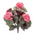 Geranium Floral Artificial Bush Sprays - 19" - Pink and Green - Set of 2 - IMAGE 2