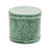 Scalloped Metal Round Container with Lid - 5.75" - Sage Green - Set of 2 - IMAGE 3