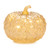 LED Lighted Glass Pumpkins Fall Decorations - 6" - Set of 3 - IMAGE 3