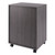 Wooden Mobile Cabinet with 5-Drawers - 26.25" - Charcoal Gray