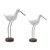 Sea Birds Standing Figurines - 14.5" - Set of 2 - IMAGE 1