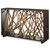 Mahogany Wood Console Table with Teak Branches - 54" - Walnut Brown - IMAGE 5