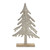Etched Pine Tree with Base Christmas Tabletop Decorations - 14" - Set of 2 - IMAGE 3