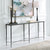 Iron Console Table with Tempered Glass - 63.5" - IMAGE 5