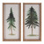 Pine Tree Christmas Wall Plaques - 15.75" - Set of 2 - IMAGE 1