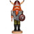 16.5” Viking Christmas Handmade Wooden Nutcracker - IMAGE 1