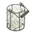 4.5" Clear Round Glass Jar in Wire Basket with Handle - IMAGE 1