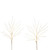 Pre-Lit Battery Operated Birch Twig Branches Artificial Christmas Tree - 24" - Warm White LED Lights - Set of 2 - IMAGE 6