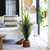 Potted UV Resistant Artificial Grass Plant - 4' - Green - IMAGE 1