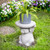 Dog Outdoor Garden Plant Stand - 12.25" - Gray - IMAGE 1
