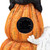 20" Lighted Stacked Jack-O-Lanterns with Ghost and Black Cat Halloween Decoration - LED Clear Lights