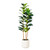 Potted Artificial Fiddle Leaf Tree - 5' - IMAGE 2