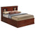 Full Platform Bed with Storage Drawers - 84" - Brown - IMAGE 1