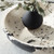 Handcrafted Limestone Accent Bowl - 18" - Natural White and Black - IMAGE 4
