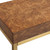 Burl Rectangular Console Table - 60" - Brown and Gold - IMAGE 4