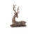 Deer Christmas Figurine Decorations - 18" - Bronze - Set of 2 - IMAGE 4