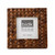 Square Criss Cross Wooden Picture Frame - for 4" x 4" Photo - Brown - IMAGE 2