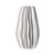 Solid Curved Leaf Ceramic Vase - 12" - IMAGE 1