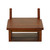 2 in 1 Solid Folding Library Ladder Chair - 34" - Chestnut Brown
