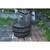 LED Lighted Cascading Whiskey Barrel Garden Water Fountain with Planter - 23.5" - IMAGE 1