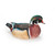 Sitting Wood Duck Outdoor Garden Statue - 18.5" - IMAGE 4
