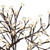 Pre-Lit Potted Floral Bonsai Artificial Tree - 22" - Warm White Lights - IMAGE 6