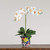 Double Orchid Artificial Floral Arrangement in Mexican Talavera Planter - 26" - IMAGE 1
