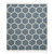 Honeycomb Turkish Cotton Throw Blanket - 60" - Blue and Beige - IMAGE 1