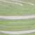 Striped Square Pouf Ottoman - 18" - Green and White - IMAGE 3