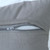 Hand Woven Bordered Flange Frame Lumbar Throw Pillow - 36" - Gray and White - IMAGE 3