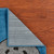 3.5' x 5.5' Navy Blue and Gray Racetrack Rectangular Area Throw Rug - IMAGE 4