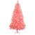 Pre-Lit Medium Pink Pine Artificial Christmas Tree - 6.5’ - Clear Lights - IMAGE 2