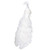 Glittered Peacock Clip-on Christmas Ornament - 14" - White