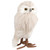 Standing Winter Owl Christmas Figure - 12.25" - Cream and White - IMAGE 3