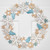 Snowflakes and Reindeer Small Wooden Christmas Wreath - 15.75" - Unlit - IMAGE 1