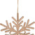 Snowflake Cut-Out Natural Wood Christmas Ornaments - 4.75" - Set of 6 - IMAGE 5