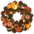 Pumpkins and Mushrooms Small Artificial Fall Harvest Wreath - 13" - Unlit - IMAGE 2