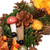 Pumpkins and Mushrooms Small Artificial Fall Harvest Wreath - 13" - Unlit