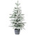 Flocked Pine Potted Artificial Christmas Tree - 28" - Unlit - IMAGE 2