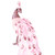 20" Peacock with Glitter and Faux Jewels Christmas Decoration - Light Pink