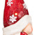 Gnome in Lighted Hat Holding Cardinal Christmas Decoration - 20" - LED Warm White Lights