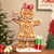 Lighted Gingerbread Cookie Girl Christmas Decoration - 14.5" - IMAGE 1