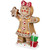 Lighted Gingerbread Cookie Girl Christmas Decoration - 14.5" - IMAGE 5